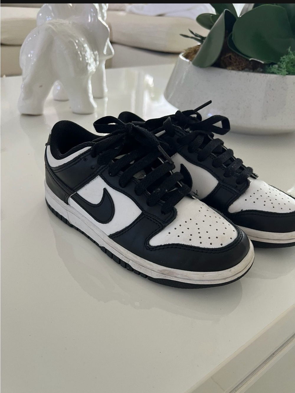 Nike Black and White Low-Top Sneakers